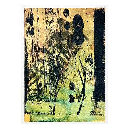Woodcut on print
