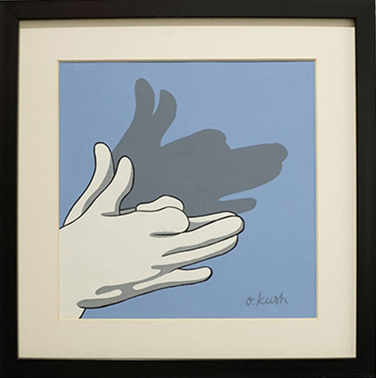 Wolf Shadow Pale Blue